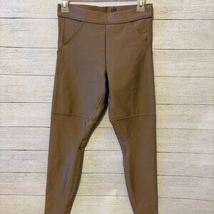 Alo Yoga High-Waist 4 Pocket Utility Legging Taupe Brown Size M